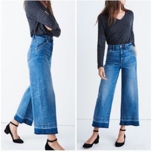 Madewell Wide Leg Crop Jeans